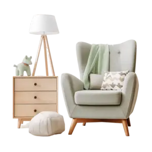 Sofa with Cabriole Leg